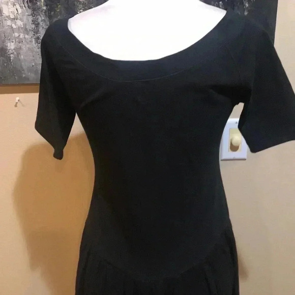 Soft Surroundings Boat Neck Short Sleeved Fit & Flare Cotton Maxi Dress-Small - Picture 7 of 12